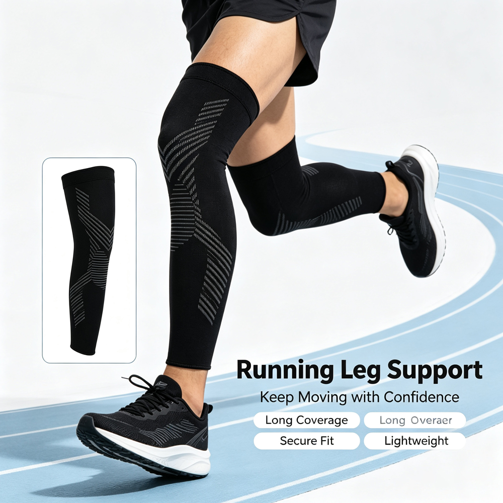 Compression Sleeve Calf - 남성용/여성용 전신 압박 슬리브, 긴 무릎