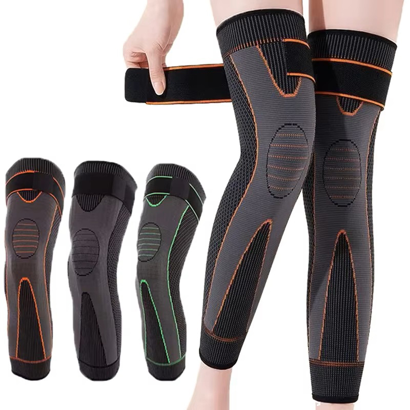 Compression Sleeve Calf - 2개입 압박 무릎 보호대, 스트라이프 디자인