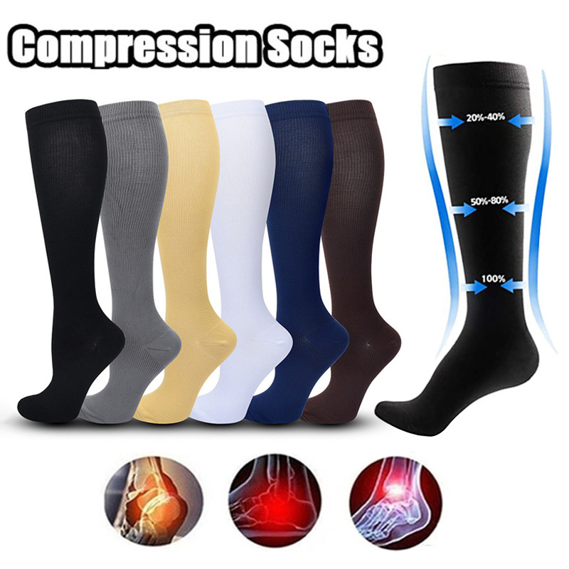 1 쌍 여성용 및 남성용 압축 양말 15-20 MMHg - Compression Sock Medical 리뷰 및 가격